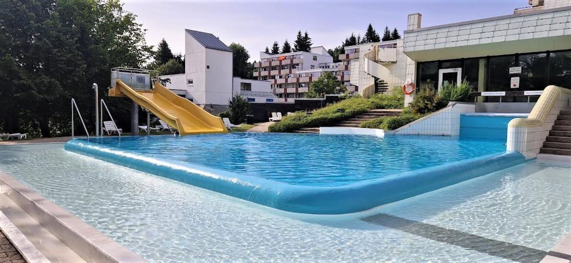 Pools, Sauna Und Balkon Mit Panoramablick Sankt Englmar Dış mekan fotoğraf