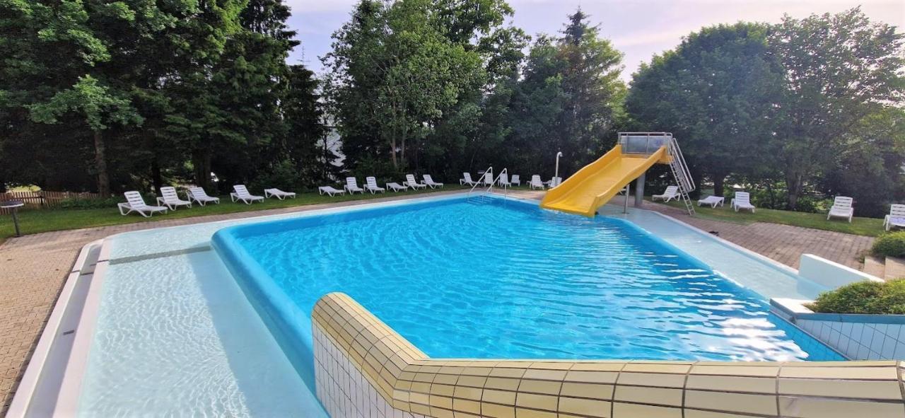 Pools, Sauna Und Balkon Mit Panoramablick Sankt Englmar Dış mekan fotoğraf