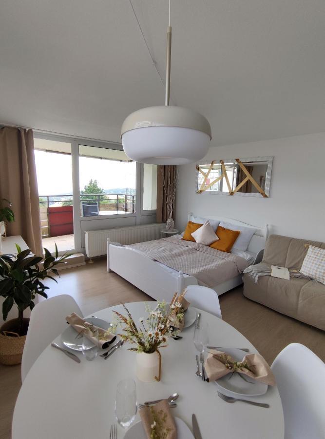 Pools, Sauna Und Balkon Mit Panoramablick Sankt Englmar Dış mekan fotoğraf