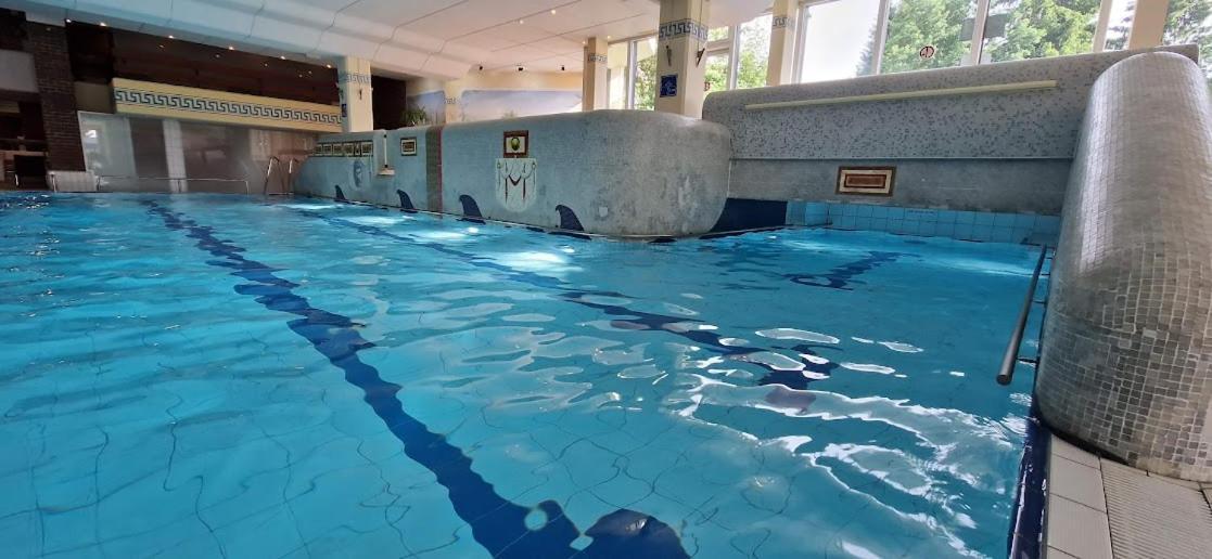 Pools, Sauna Und Balkon Mit Panoramablick Sankt Englmar Dış mekan fotoğraf